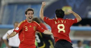 Xavi was named UEFA's star man at Euro 2008